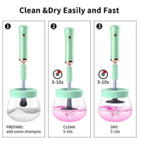 Thumbnail for Fast Electric Makeup Brush Cleaner