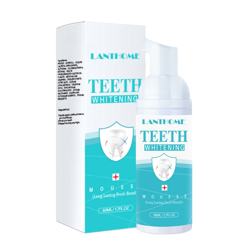 Teeth Cleansing And Whitening Foam