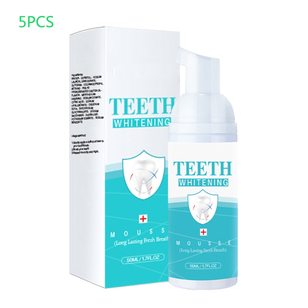 Teeth Cleansing And Whitening Foam