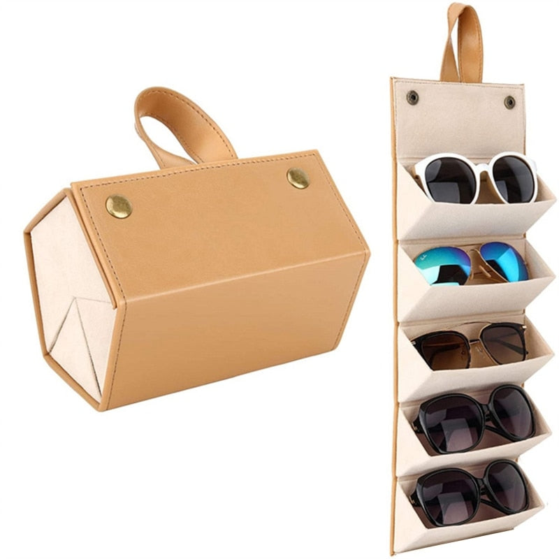SpecsRoll - Multiple Glasses Leather Storage Case